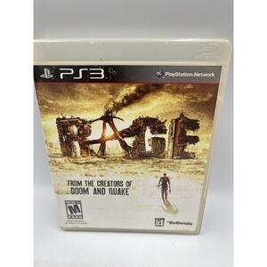 Rage - (Sony PlayStation 3, 2011) PS3, Complete with manual